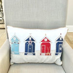 Beach Lumbar Decorative Pillow